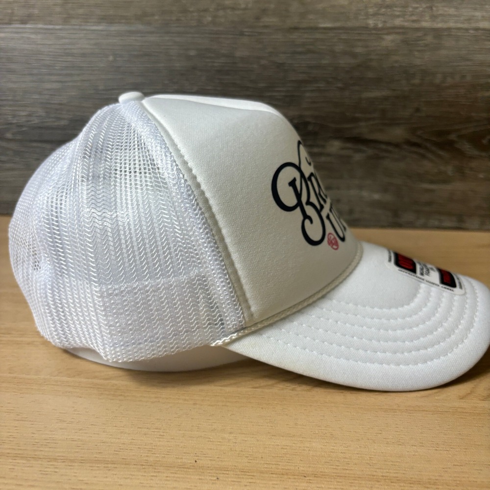 We Broke Up Hat Cap Snap Back White Rope Trucker Otto - Picture 6 of 9